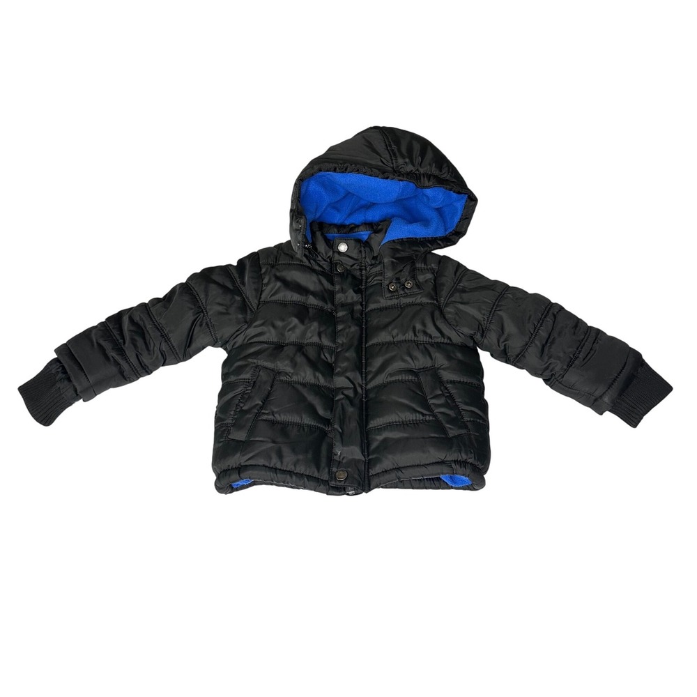 Calvin Klein Jeans Baby Boys Eclipse Bubble Puffer Jacket Size 24‎ Months Black